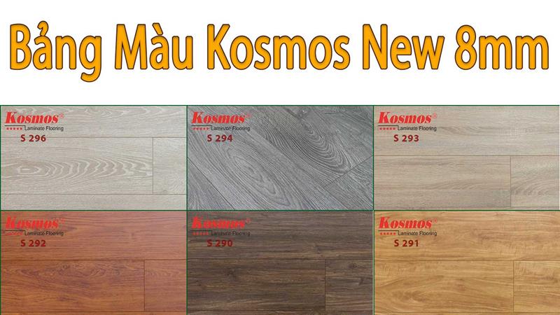 Sàn gỗ Kosmos 8mm bản lớn S290 - Sàn gỗ Cần Thơ