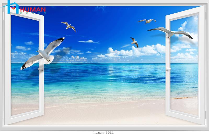 Tranh 3D dán tường phòng khách Cần Thơ đẹp nhất