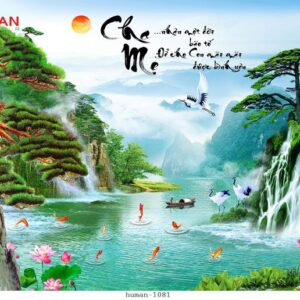 Tranh dán tường Cần Thơ 1081