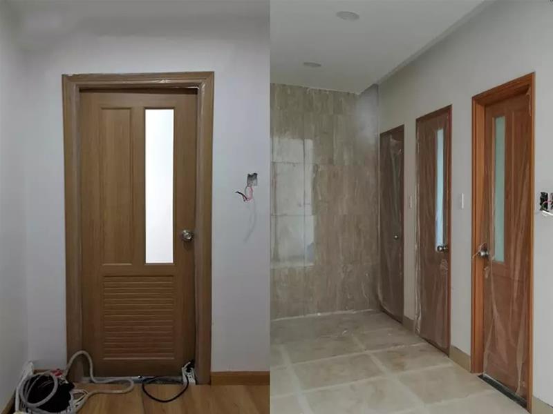 Cửa nhà vệ sinh giả gỗ cần Thơ