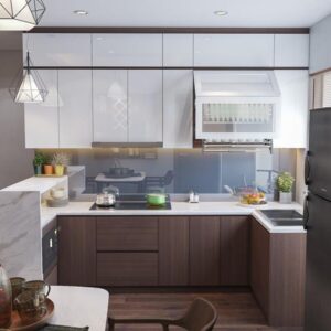 Tủ bếp Cần Thơ - Mẫu tủ bếp chữ U 09