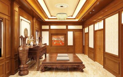 Thi công trần nhựa giả gỗ Cần Thơ