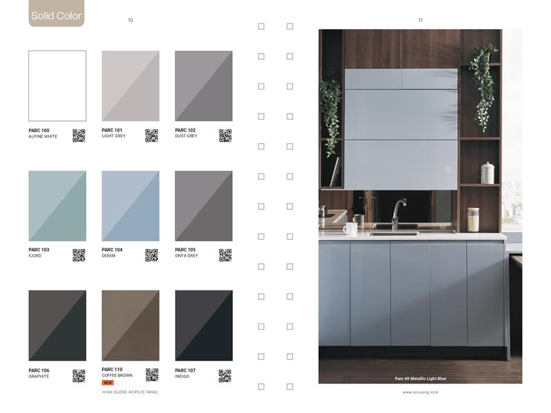 Tủ bếp MDF phủ Acrylic Cần Thơ
