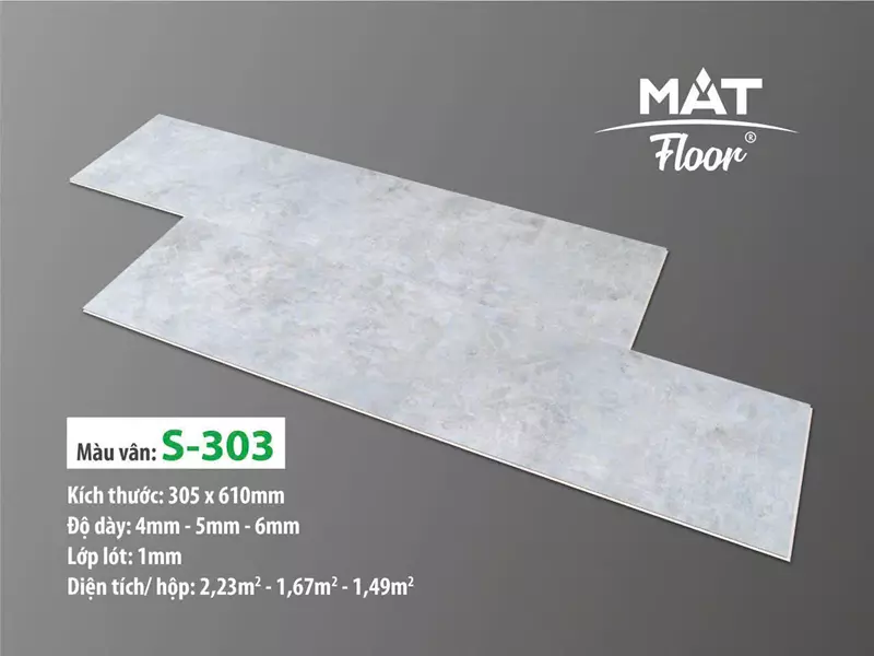 Sàn nhựa giả đá MAT FLOOR S-303