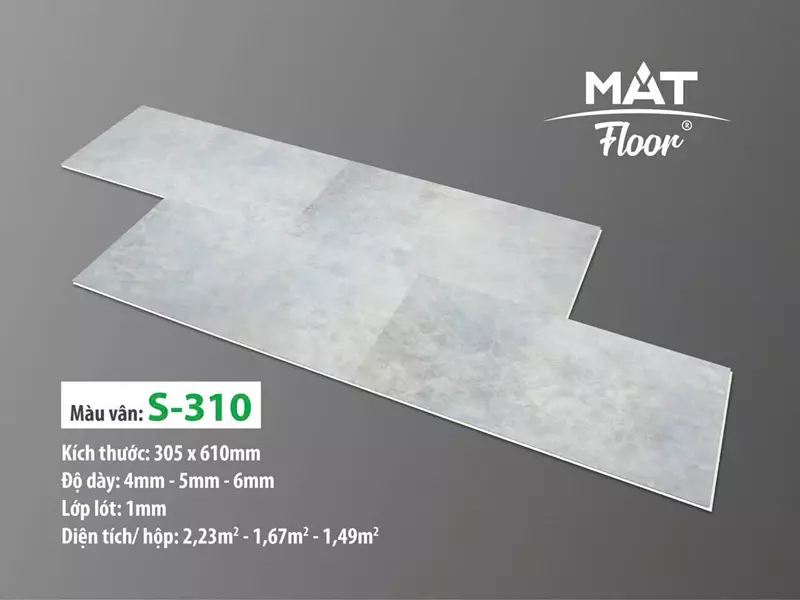 Sàn nhựa giả đá MAT FLOOR S-310