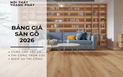 Bảng báo giá sàn gỗ Cần Thơ 2026